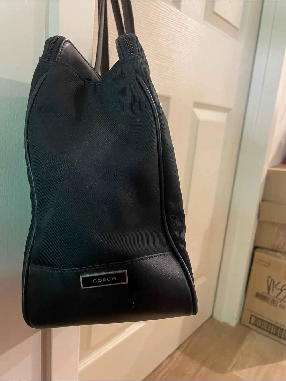 Men’s Coach Black Duffel